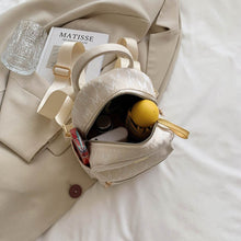 Load image into Gallery viewer, Jacquard pano retro carta designer de luxo pequena mochila para as mulheres  verão na moda meninas estudantes volta packs Ja