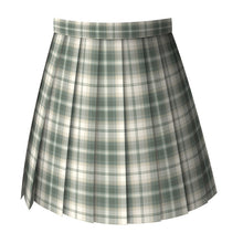 Load image into Gallery viewer, Japan Retro Green Plaid Skirts Women 2022 Preppy Style Uniforms Pleated Skirt Spring Mini Jupe High Waist All Match Faldas Mujer