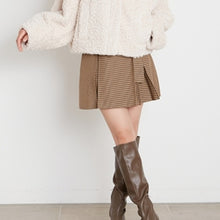 Load image into Gallery viewer, Japan Style Autumn Winter 2021 New Plaid Skirts Women High Waist Loose Elegant Femme Faldas Office Ladies Simple Sweet Jupe