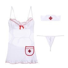 Load image into Gallery viewer, Japanese Lingerie Set Kawaii Nurse Maid Uniform Temptation Role-playing Women Sexy Anime Lingerie Cosplay Halloween Costumes