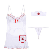 Load image into Gallery viewer, Japanese Lingerie Set Kawaii Nurse Maid Uniform Temptation Role-playing Women Sexy Anime Lingerie Cosplay Halloween Costumes