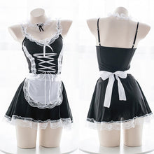 Load image into Gallery viewer, Japanese Maid Uniform Sexy Lingerie Cosplay French Apron Maid Servant Lolita Sexy Costume Babydoll Dress Erotic Lingerie