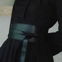 Load image into Gallery viewer, Japanese New Autumn Winter Slim Waist Belt Women Solid Color All Match Elegant Belts for Women Simple Leather Waist Belts Women