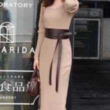 Load image into Gallery viewer, Japanese New Autumn Winter Slim Waist Belt Women Solid Color All Match Elegant Belts for Women Simple Leather Waist Belts Women