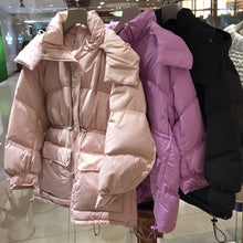 Load image into Gallery viewer, Japanese New Hooded Loose Woman Parkas Simple Solid Color Casual All Match Winter Coat Women Sweet Elegant Warm Jacket Women