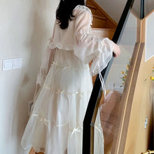 Load image into Gallery viewer, Japanese Princess Fairy Strap Dress Women Korean High Waist Elegant Sweet Midi Dress Female Summer Casual Party Evening Dress