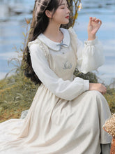 Load image into Gallery viewer, Japanese Sweet Cute Kawaii Dress Women Lolita Vestido Autumn Doll Collar Embroidery Princess Dress Lovely Vestidos de Fiesta