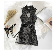 Load image into Gallery viewer, Japanese Womens Devil Anime Cosplay Sexy Costumes Bat Demon Sexy Live Show Role Playing Lingerie Night Wear Lace Sleepwear