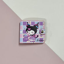 Load image into Gallery viewer, Kawaii Hello Kitty Cinnamoroll My Melody Kuromi Sanrios New Pu Casual Money Bag Coin Purse Card Holder Wallet With Buttons