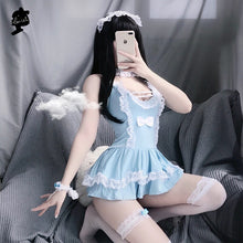 Load image into Gallery viewer, Kawaii Lingerie Amine Sexy Maid Cosplay Clothes Lolita Dress Girls Woman Waitress Party Stage Costumes Japanese Cafe Outfits