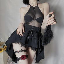 Load image into Gallery viewer, Kawaii Lingerie Devil Cosplay Costumes Bat Girl Bikini Desiagn Uniform Tempting Hot Girl Halloween Set Cute Live Show Outfits