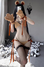 Load image into Gallery viewer, Kawaii Lingerie Sexy Cosplay Costumes Bunny Girl Sex Halter String Bikini Set Bondage Gloves Erotic Outfit for Women Couple New