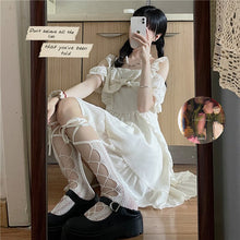 Load image into Gallery viewer, Kawaii Party Mini Dress Ladies 2021 Summer Sweet Cute Sexy Clothes for Women Ruffle Off Shoulder Elegant Korean Style Sundresses