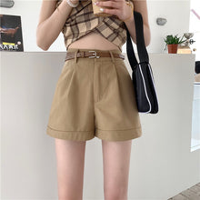 Load image into Gallery viewer, Khaki Workwear Sexy High Waist Black Shorts Women Loose Mini Short Feminino Harajuku Plus Size Korean Fashion Womens Clothing