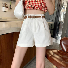 Load image into Gallery viewer, Khaki Workwear Sexy High Waist Black Shorts Women Loose Mini Short Feminino Harajuku Plus Size Korean Fashion Womens Clothing