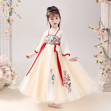 Load image into Gallery viewer, Kids Dresses Girls Hanfu Ancient Chinese Style Traditional Princess Dress Hanfu Cosplay Costume Girl Tang Suit Hanfus vestido