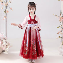 Load image into Gallery viewer, Kids Dresses Girls Hanfu Ancient Chinese Style Traditional Princess Dress Hanfu Cosplay Costume Girl Tang Suit Hanfus vestido