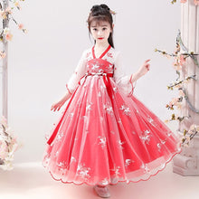 Load image into Gallery viewer, Kids Dresses Girls Hanfu Ancient Chinese Style Traditional Princess Dress Hanfu Cosplay Costume Girl Tang Suit Hanfus vestido