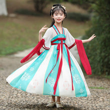 Load image into Gallery viewer, Kids Dresses Girls Hanfu Ancient Chinese Style Traditional Princess Dress Hanfu Cosplay Costume Girl Tang Suit Hanfus vestido