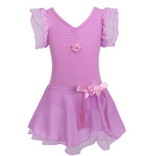 Load image into Gallery viewer, Kids Girls Tutu Ballet Dance Dress Leotard gymnastic Fancy dancewear Dance Costume leotard ballet dress ballerina dress kids