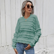 Load image into Gallery viewer, Knitwear Winter 2021 Solid Tassel Knitted Sweater Mujer Loose Waist Women Jersey Thick Thermal Pulsweetheart Long Sleeve Jumper