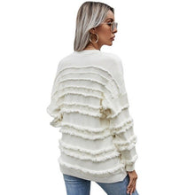 Load image into Gallery viewer, Knitwear Winter 2021 Solid Tassel Knitted Sweater Mujer Loose Waist Women Jersey Thick Thermal Pulsweetheart Long Sleeve Jumper