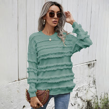 Load image into Gallery viewer, Knitwear Winter 2021 Solid Tassel Knitted Sweater Mujer Loose Waist Women Jersey Thick Thermal Pulsweetheart Long Sleeve Jumper
