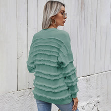 Load image into Gallery viewer, Knitwear Winter 2021 Solid Tassel Knitted Sweater Mujer Loose Waist Women Jersey Thick Thermal Pulsweetheart Long Sleeve Jumper