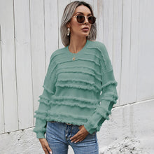 Load image into Gallery viewer, Knitwear Winter 2021 Solid Tassel Knitted Sweater Mujer Loose Waist Women Jersey Thick Thermal Pulsweetheart Long Sleeve Jumper