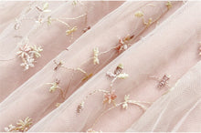 Load image into Gallery viewer, Korean Loose Sweet Mesh Embroidered Dress Fall Robe Femme Pink Vestidos Party Elegant Romantic Fairy Dress Y2K Puff Skirt Lady