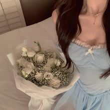 Load image into Gallery viewer, Korean Party Mini Sexy Dress Female Summer High Waist Elegant Kawaii Dress Female Short Sleeve Design Sweet Casual Dress 2021