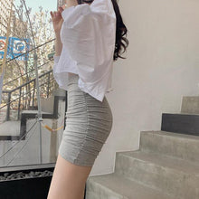 Load image into Gallery viewer, Korean Style Elastic High Waist Bodycon Skirts Women Simple All Match Elegant Sexy Faldas Mujer Spring Summer 2022 Jupe Femme