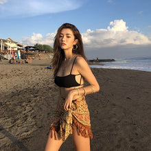 Load image into Gallery viewer, Korean Style High Waist Bikini Set Women Biquini Suit Two Pieces Swimwear Black Swimsuit High Quality Beach Suit 2021 New