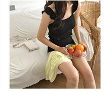 Load image into Gallery viewer, Korean Style High Waist Bikini Set Women Biquini Suit Two Pieces Swimwear Ruffle Swimsuit High Quality Beach Suit 2020