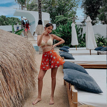 Load image into Gallery viewer, Korean Style Low Waist Bikini Set Women Biquini Suit Two Pieces Swimwear BLUE Swimsuit High Quality Beach Suit 2020 New