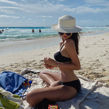 Load image into Gallery viewer, Korean Style Low Waist Bikini Set Women Biquini Suit Two Pieces Swimwear Black Swimsuit High Quality Beach Suit 2020