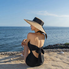 Load image into Gallery viewer, Korean Style One Piece Swimwear Women Black Swimwear Push Up Swimsuit High Quality Bathing Suit sexy Monokini Beachwear 2020 New