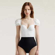 Load image into Gallery viewer, Korean Style One Piece Swimwear Women Push Up Swimwear Ruffle Swimsuit  Bathing Suit sexy Monokini Beachwear Backless