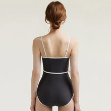Load image into Gallery viewer, Korean Style One Piece Swimwear Women Solid Swimwear Padded Bandage Bathing Suit sexy Monokini Beachwear Backless