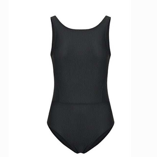 Korean Style One Piece Swimwear Women Solid Swimwear Padded Swimsuit V-Back Bathing Suit sexy Monokini Beachwear 2022