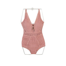 Load image into Gallery viewer, Korean Swimwear One Piece Swimwear Women Swimwear Lace Swimsuit High Quality Bathing Suit sexy Monokini beachwear Women