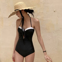Load image into Gallery viewer, Korean Swimwear One Piece Swimwear Women Swimwear Push Up Swimsuit Padded Bathing Suit sexy Monokini Beachwear Summer