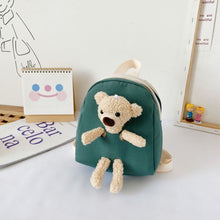Load image into Gallery viewer, Korean Version of Children&#39;s Plush Bear Bag New Backpack Cute Cartoon Small Backpack Tide Boys and Girls Toddler School Bag