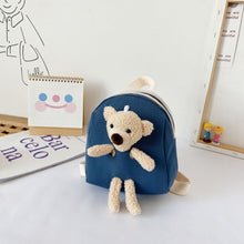 Load image into Gallery viewer, Korean Version of Children&#39;s Plush Bear Bag New Backpack Cute Cartoon Small Backpack Tide Boys and Girls Toddler School Bag