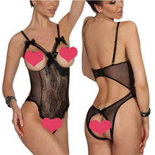 Load image into Gallery viewer, Lace Bodysuit Bottom Open Sexy Lingerie Transparent Teddy Outfit Costume Erotic Women Underwear Sleepwear
