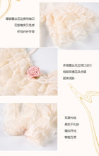 Load image into Gallery viewer, Lace Gauze Perspective Robe Onesies For Adults Women Sexy Lingerie Femme Sweet Cute Sleepwear Erotica Open Crotch Bodysuit