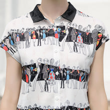 Load image into Gallery viewer, Lace Ruffles Blouse Girls Shirts Sweet Lovely Lolita Short Sleeve Shirt Women Princess Costume Tops