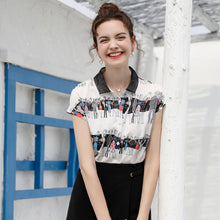 Load image into Gallery viewer, Lace Ruffles Blouse Girls Shirts Sweet Lovely Lolita Short Sleeve Shirt Women Princess Costume Tops