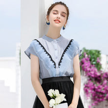 Load image into Gallery viewer, Lace Ruffles Blouse Girls Shirts Sweet  Lovely Lolita With Lace Ruffle Long Sleeve Shirt Women Princess Costume Tops  Bow