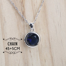 Load image into Gallery viewer, Ladies Silver 925 Jewelry Sets For Women 2018  Blue Cubic Zirconia Rings/Bracelets/Earrings/Pendant Necklace Set Free Gift Box